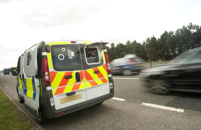 The driver was caught speeding on Tuesday (stock picture)